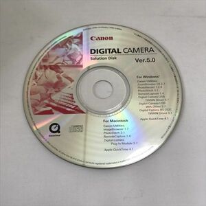 P45460 ◆Canon DIGITAL CAMERA Solution Disk Macintosh PCソフト ディスクのみ 送料180円 ★5点以上同梱で送料無料★