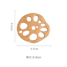 2枚組【木製 れんこんコースター】コースター 木製 かわいい おしゃれ ギフト プレゼント 贈り物 引っ越し祝い 新築祝い 結婚 送料無料_画像8