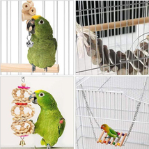 鳥 おもちゃ 小鳥 インコ オウム おもちゃ 8点セット 吊り橋 お得 プレゼント 送料無料_画像4