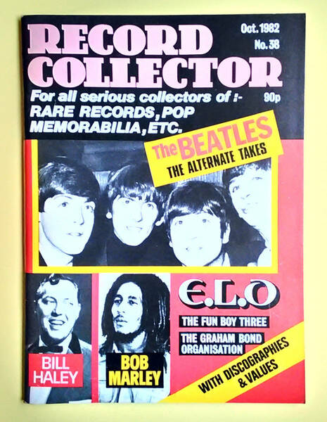 ザ・ビートルズ　別テイク特集掲載英国誌　『Record Collector』1982年10月号