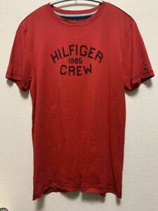 Tommy Hilfiger トミーヒルフィガー 半袖Tシャツ レッド 赤 サイズ L 1985