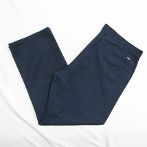 ビッグサイズ W42 L32 Dickies ワーク ペインター チノ パンツ チノパン ネイビー ディッキーズ ニカラグア製 古着 ビンテージ 2S0261_画像1