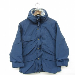 USA製 80s Woolrich サイズ M ロクヨンクロス ジャケット パーカー ネイビー ウールリッチ レディース 古着 ビンテージ 2S0811