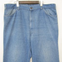 90s~ Levi's For Men サイズ W40~ シャンブレー スラックス パンツ フレア オレンジタブ ブルー リーバイス 古着 ビンテージ 2S0912_画像5