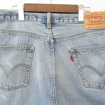 雰囲気系 サイズ W36 L34 Levi’s 550 バギー デニム パンツ ワイド テーパード ジーンズ リーバイス レソト製 古着 ビンテージ 2S1110_画像8