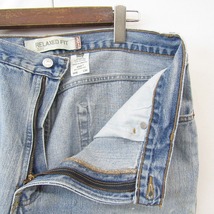 雰囲気系 サイズ W36 L34 Levi’s 550 バギー デニム パンツ ワイド テーパード ジーンズ リーバイス レソト製 古着 ビンテージ 2S1110_画像7