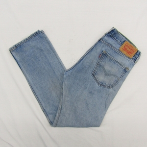 サイズ W34 L34 Levi’s 505 ストレート デニム パンツ ジーンズ ライトブルー リーバイス 雰囲気系 古着 ビンテージ 2S1968