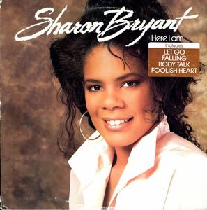 プロモ盤！USオリジLP！STERLING・SRC刻印！ハイプステッカー付 Sharon Bryant / Here I Am 89年【Wing / 837 313-1】ATLANTIC STARR NJS