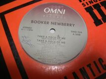 ●SOUL DANCE 12inch●BOOKER NEWBERRY / TAKE A PIECE OF ME_画像1