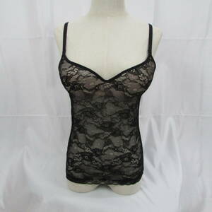 88-00073 free shipping [ outlet ] two Hatchback lace bra top lady's M size black 