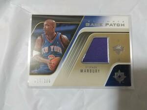 100シリ Stephon Marbury 2004-05 Upper Deck NBA Ultimate Collection Game Jersey /100 #UGP-SM ステフォン・マーブリー Knicks パッチ