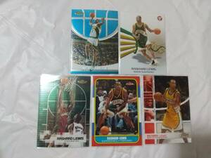 Rashard Lewis 2006-07 Fleer 20th Anniversary 86-87 Retro #69 OF 132 06 Topps Finest Fact #FF4 /1899 他 5枚 ラシャード・ルイス