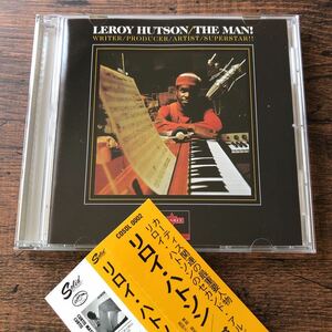 セール！★送料無料★リロイ・ハトソン★ザ・マン！★Leroy Hutson★The Man!★Impressions★Curtis Mayfield★帯付CD★ケース新品★