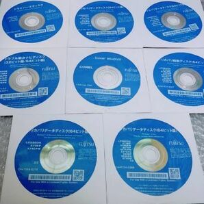 SH104 8枚組 富士通Lifebook A746/P A746/PW A576/P A576/PW A576/PX Windows10 Windows7(64Bi)ドライバー リカバリーメディア DVDの画像1