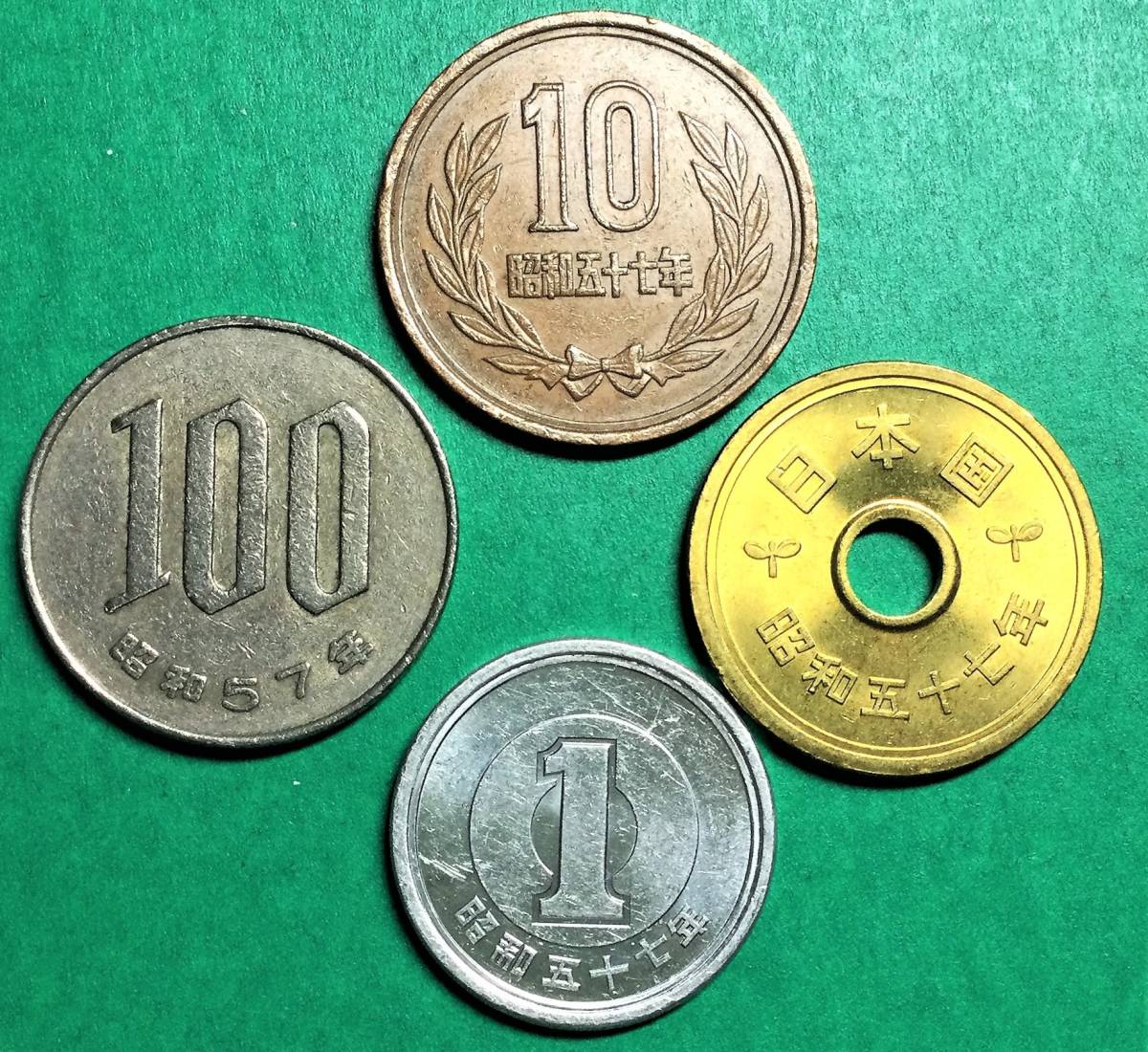 昭和57年 5円の値段と価格推移は?|4件の売買情報を集計した昭和57年