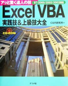 Ｅｘｃｅｌ　ＶＢＡ実践技＆上級技大全 アッと驚く達人の技 アッと驚く達人の技／Ｃ＆Ｒ研究所(著者)