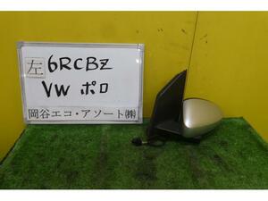 VW ポロ DBA-6RCBZ 左サイドミラー