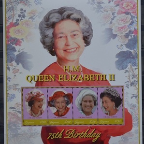 「AAS26」ガイアナ島切手 エリザベス女王の画像1
