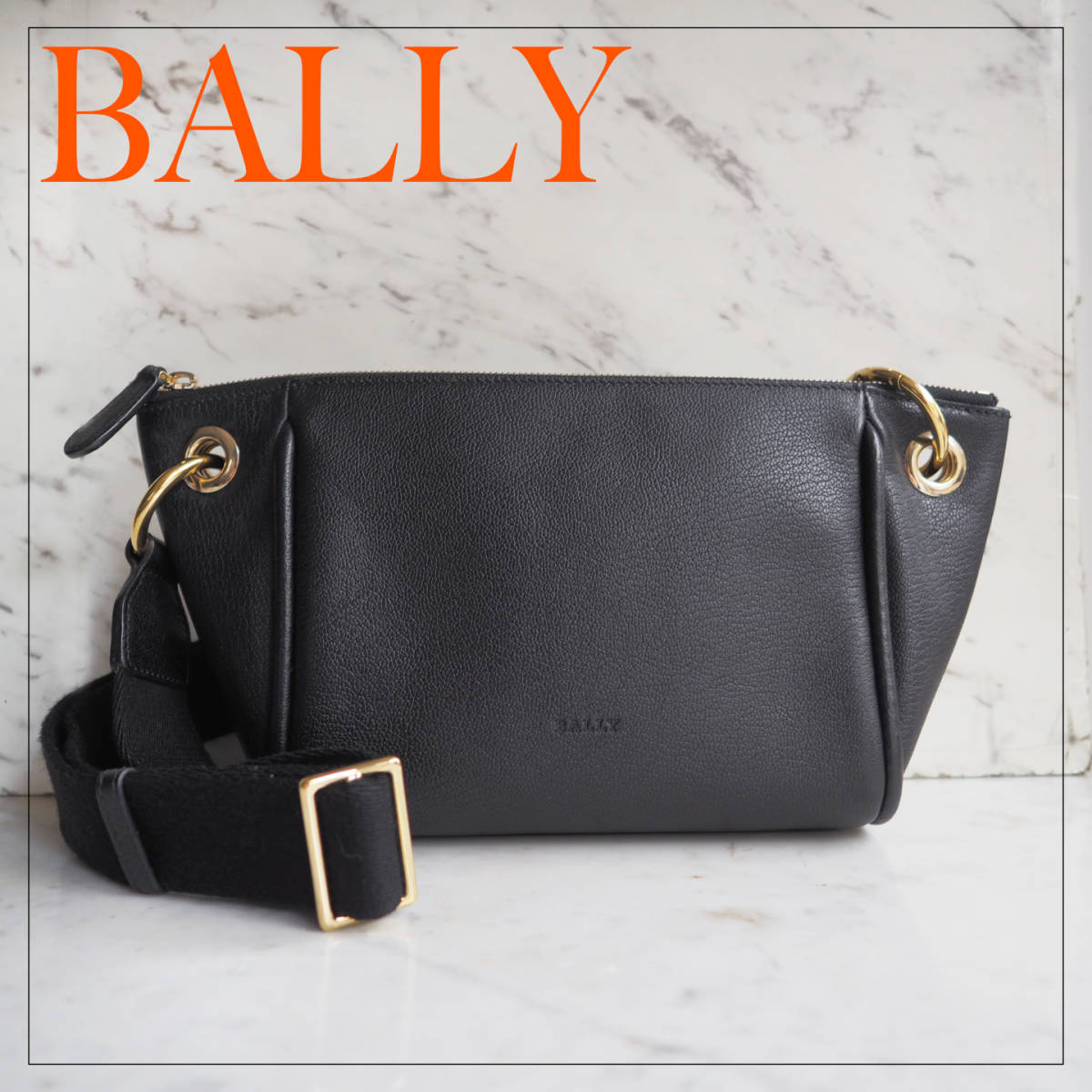 未使用・保存袋あり】BALLY ボディバッグ (BLACK) altakaful-ins.ps