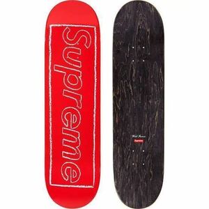 [ new goods red Chalk Logo Skateboard] supreme kaws skateboard skateboard deck deck board joe roberts damien hirst box tee 22aw