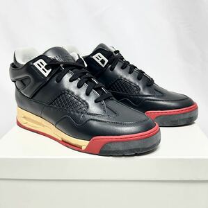 28cm 新品 メゾンマルジェラ AIR JORDAN ジョーダン デッドストック スニーカー 黒 DDSTCK DEADSTOCK レザー AJ4 ダッド フュージョン