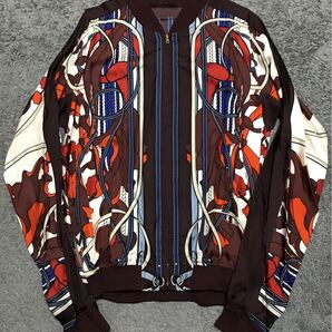 GUCCI 総柄シルクブルゾン