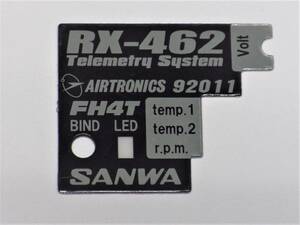  Sanwa RX-462 приемник для этикетка наклейка одиночный товар SANWA ( отправка \185 соответствует Reve D YD2 GRK DF-03 TD2 TD4 TRF TT02 TT01 BD IF18 IF15 MTX7 MRX6