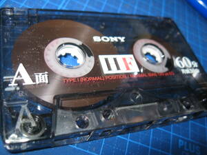 使用済み　中古　 カセットテープ　SONY　HF60　Type1　ノーマル　60分 1本 爪あり　No.5
