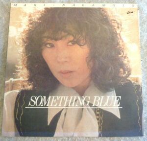 中本マリ　LPレコード『SOMETHING BLUE』ビクターレコード