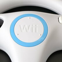 ▽404317 Nintendo マリオカートWii ハンドル付き 動作確認済 ニンテンドー 任天堂_画像3