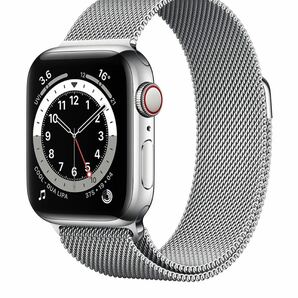 Apple Watchアップルウォッチ バンド　38/40/41mm 交換ベルト　金属ステンレス　磁石留め　マグネット　シルバー