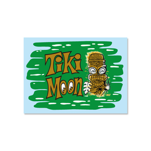 送料90円　Tiki MOON ステッカー [DM211]　MOONEYES