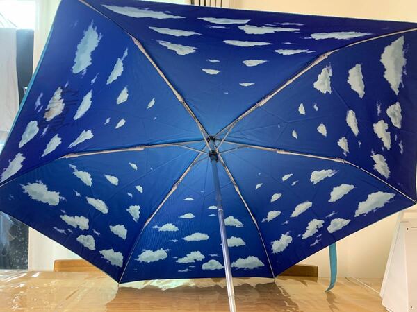 スモールワールド　ノベルティ　新品未使用　青空　折りたたみ傘