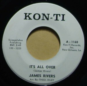 Soul/Jazz◆USオリジ◆サックス奏者◆James Rivers - It's All Over / Get With It◆7inch/7インチ/試聴/超音波洗浄