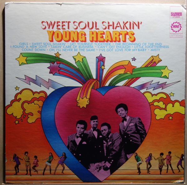 Soul◆USオリジ◆Young Hearts - Sweet Soul Shakin\'◆David T. Walker / Paul Humphrey◆Minit / LP-24016◆超音波洗浄