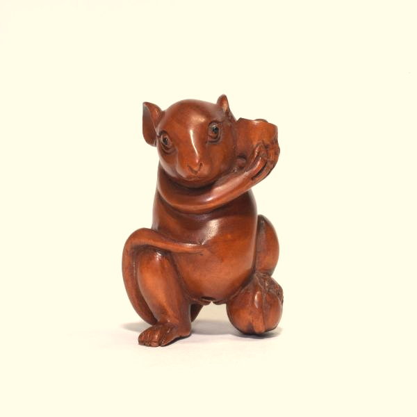 ヤフオク! -「ねずみ」(根付) (東洋彫刻)の落札相場・落札価格