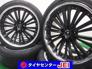 20インチ クレンツェ 245/40R20 8.5J+31 114.3 アル/ヴェル 深リム 中古 タイヤホイール【4本セット】送料無料(AMA20-0346）