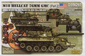 Echelon D356297 1/35 WWⅡ アメリカM18駆逐戦車ヘルキャット パート2 デカールセット