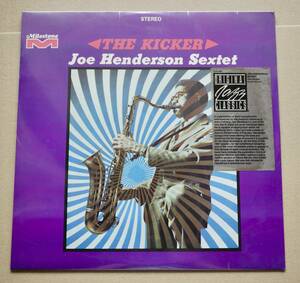 高音質 LP : Joe Henderson Sextet / The Kicker 1990年OJC盤 シールド未開封 デッドストック OJC-465