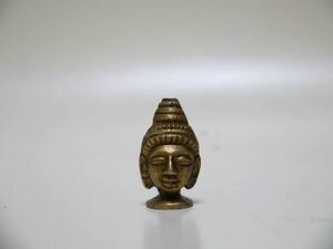 Небольшой ладан индийской бронзы "Голова Будды"
