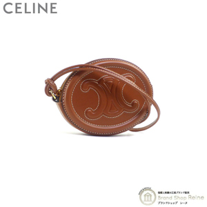 セリーヌ （CELINE） キュイル トリオンフ コインパース コインケース 小銭入れ 10I48 タン（新品）