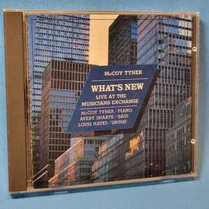 廃盤レア・入手困難★ マッコイ・タイナー McCOY TYNER / WHAT’S NEW ～ Live At The MUSICIANS EXCHANGE　★見本盤