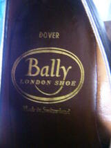 ★未使用★ BALLY FRANCE 革靴 サイズ7E 25㎝-25.5cm レザー ブラウン _画像10