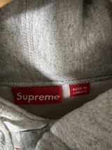 supreme box logo hooded sweatshirt シュプリーム　ボックスロゴ　スウェット　パーカー　灰　赤　美品　レア_画像2