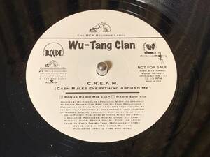 WU-TANG CLAN!C.R.E.A.M. BONUS RADIO MIX US original 