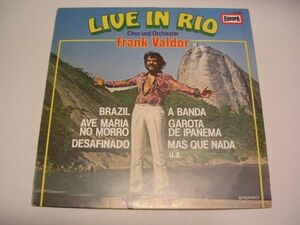 ●WORLD BOSSA NOVA LP●Chor Und Orchester Frank Valdor / Live In Rio