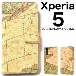 xperia 5 ケース so-01m ケース sov41 901SO 地図/Xperia5 SO-01M SOV41 901SO エクスペリア5