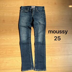 moussy スキニーデニム 