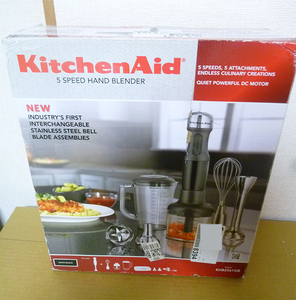 ★KitchenAid キッチンエイド 5段階スピードコントロール機能 ハンド ブレンダー Onyx Black KHB2561★送料無料★