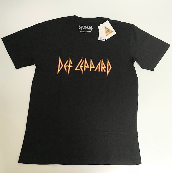 ya605 ３Ｌ【新品】デフ・レパード（Def Leppard）　ロックバンドTシャツ 　ビッグサイズ　黒　メンズ